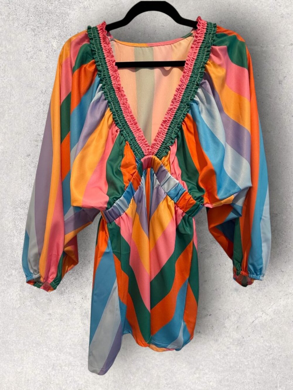 Colorful Striped Romper